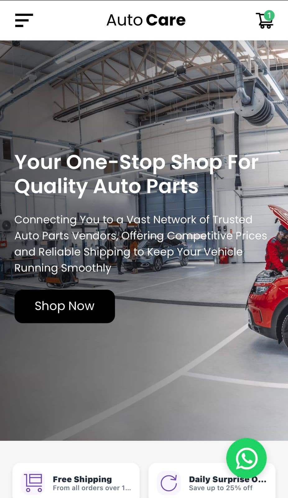 Auto Care E-Commerce Store